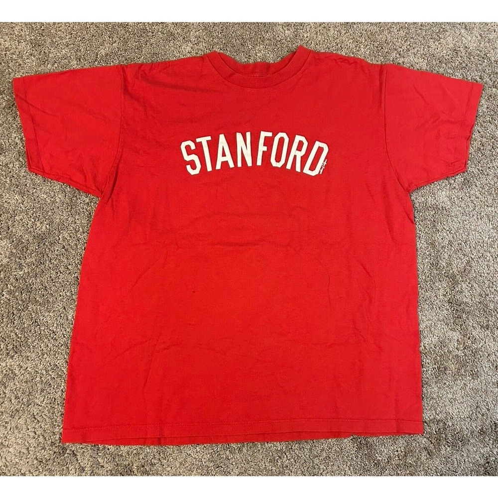 Vintage 80s 90s Stanford Cardinals Mens Single Stitch T Shirt Delta USA XL